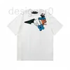 Damen T-Shirt Designer High Edition Childhood Paper Aircraft Stickerei T-Shirt 23ss Frühling/Sommer Neu Jacquard gestrickt Kurzarm Paar Stil QHQH