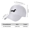 Bérets Teckel Chien (s) Lisse Enduit Wiener Casquettes de Baseball Snapback Hommes Femmes Chapeaux Casquette Occasionnelle Chapeau Casquette