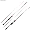 Boat Fishing Rods Hunting Goddess 1.35/1.5/1.68/1.8m 5 feet UL Supper Light Pink Solid Tip Fast Action Carbon Fishing Rod girl female casting rod Q231031