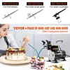 Pistolas de pulverização VEVOR Professional Dual-Action Airbrush Kit 120W Pistola de pulverização elétrica Pincel de ar Conjunto de pintura de arte Nail Tattoo Maquiagem Modelo Pulverizador 231031