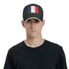 Berretti Moda Unisex Bandiera della Francia Berretto da baseball Cappello da papà regolabile per adulti Uomo Donna Outdoor