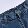 Jeans da donna Taglie forti Pantaloni Haren lunghi fino al pavimento Tinta unita Gamba larga Pantaloni larghi alla moda Cargo Day Pantalone dritto casual