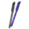 12Pcs/Set Office Gel Pen Erasable Refill Rod Magic 0.5mm Blue Black Ink School Stationery Writing Tool Gift