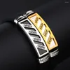 Charme Armbänder Retro Great Wall Druck Einfache Titan Stahl Silikon Paar Armband Mode Edelstahl Schmuck Geschenk Großhandel