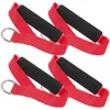 Accessories 4 Pcs Handle Strap Fitness Grip Heavy Resistance Band Exercise Nylon Workout