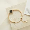 Designer-Glücksklee-Armband der Marke Cleef, Tenniskette, Charm-Armbänder, Van-Clef-Arpes-Schmuck, Party, Weihnachtsgeschenke, Geschenk für Frauen