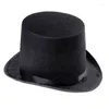 Bérets chapeau haut rétro, Costume de magicien, accessoires de Cosplay d'halloween, fournitures de fête Steampunk D5QB