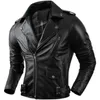 Jaqueta masculina de couro falso real, casaco masculino de couro de vaca, roupas de motociclista, roupas de equitação, moda outono, motocicleta 231031