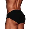 Underpants ADANNU Men's Underwear Low Waist Modal Sexy U Convex Breathable Solid Color Briefs Shorts Head AD315