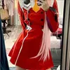 DARLING in de FRANXX Cosplay Nul Twee Kostuums voor Vrouwen Animie 02 Rood + hoofddeksels Sokken + Pruiken Sets Dress Up