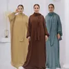 Abiti di abbigliamento etnico Medio Oriente Eid Abaya Arabo Musulmano Abito da preghiera per donna Saudita Turco Islamico Dubai Ramada Jalabiya Festa elegante