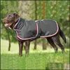 Hundkl￤der Keep Warm Dog Accessories Stripe Autumn Winter Mti Color Pets Pows Medium stora hundar Kl￤der mode Ny ankomst 30A DHL3Y