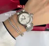 35mm Fashion Stainless steel Pasha Watch Sapphire Clock Square Inlay Round Dial WrsitWatch Full Diamond Lock Bracelet