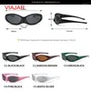 Zonnebril Kleine Alien Ovaal Steampunk Mannen Vrouwen Brillen Sport Zonnebril Goggle Shades Spiegel Y2K Eyewear7522713