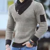 Herren Pullover Koreanische Mode Herbst Männer Casual Vintage Stil Pullover Wolle Rollkragen Oversize Winter Männer Warme Baumwolle Pullover Pullover 220901