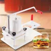 110mm 130mm Mutfak Manuel Yuvarlak Burger Patty Press Machine Mutfak Araçları hamburger etli turta üreticisi Liveao