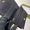 Kaarthouders Designer Wallet Dames munten Purse Unisex Cowhide Key Pouch Luxurymerk Portemonures Polsumes Men Wallets 220829