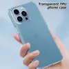 Ultrathin Transparent Clear Soft TPU Phone Cases Gel Crystal Back Cover f￶r iPhone 14 13 12 Mini 11 Pro Max X XS XR 8 7 Plus