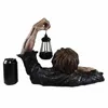 Decoration Party Decoration Creative Halloween Zombie Terror Scary Horror Decor Light Lantern Statue For Home Outdoor Garden Outside Yard 220