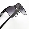 Sunglasses Ultralight Big Square Men39s Stainless Steel UV400 Sunglass Male Germany Brand Screwless Outdoor Driving Sun Glasses1136653