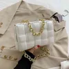 Bolsas de designer bolsas Bolsas de designer Bottegas venetalass tecida pequena bolsa quadrada Moda de ver￣o simples port￡til feminino feminino