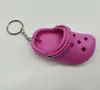 Fashion Cute Key Rings 3D EVA Beach Hole Little Croc Shoe Keychain Girl Gift Bag Accessories Decoration Floating Key Chain Charm