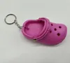 Mode mignon porte-clés 3D EVA plage trou petit Croc chaussure porte-clés fille cadeau sac accessoires décoration flottant porte-clés charme