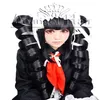 Danganronpa Celestia Ludenberg Cosplay Wig Black Long Synthetic Costume Wigs2712