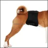 Autres fournitures pour chiens Couches lavables pour chiens Mâle Wrap Élastique Chiens Belly Manier Band Wraps Couches Bandes de chiot 20220825 E3 Drop Delivery Dhelz