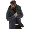 Men's JaCKets Winter Fleece THiCK Warm Outrunner LeaTHer Long Sleeve Fur Ropa De Hombre CloTHing L220830