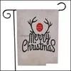 Banner Flags Gift Flag Garden Flags Christmas Halloween Personalized Ornaments Decoration Outdoor Baubles Butterfly Flower Fashion 6 Dhryz