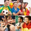 2022 كأس العالم لعلم الوشم لاصقة الحفلات إمدادات مميزة مقاومة للماء الوشم المؤقتة لأجهزة كرة القدم لصالح الديكور