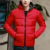 Herrjackor M-4XL 5 färger ljusa stitchin man hoodie bomullskläder full ärm avslappnad vinter dagligen utomhus shopping quiltad l220830