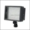 Kontinuierliche Beleuchtung Lightdow LD-160 High Power 160 Stück LED-Videoleuchte Kamera Camcorder DV PO Lampe mit drei Filtern für Ca Fansummer Dhm3W