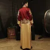 Ropa étnica china, conjuntos de traje Tang tradicional, traje de hombre, traje de dragón bordado, vestido Oriental, Cheongsam de boda para hombre