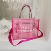 Totes the Tote Bag Women torebka cukierki Kolor Transparent Jelly Shopping Bag Pvc Mesh Beach torebka 220617352d