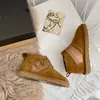 2022 New Fashion Men's Buckle Strap Martin Boots Genuine Leather Casual Sapatos Inverno ao ar livre Neumel Botas de neve de pelúcia quente e macio