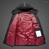 Jackets masculinos 2022 Casa de aquecimento elétrico USB Long Men Long Coat Casal Cotton Fever Caso Militar Color Ski Caça à prova d'água P9120