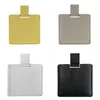 Commercio all'ingrosso Mini Pocket Compact Specchi in acciaio inossidabile Specchio per trucco portatile Pacchetto in pelle PU