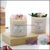 Candles Preserved Decoration Flower Scented Candles Smoke With Base And Gift Box Exquisite Gifts Drop Delivery 2021 Home Homeindus9339859