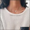 Pendant Necklaces Luxury Designer Jewelry Classic Love Heart Necklace Fashion 18K Gold Pendant For Women Girls 123 U2 Drop Delivery 2 Dhpaw