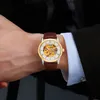Nuovi orologi da polso da uomo Orologi in pelle di design in acciaio inossidabile Orologio da polso meccanico automatico impermeabile Reloj de Lujo per uomo di alta qualità con scatola