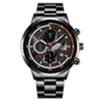 Estilo acadêmico prateado atmosférico atmosférico colorido masculino e feminino Sports Watches Men Watches Super Blacks de quartzo Nada de várias cores