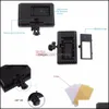 연속 조명 조명 LD-160 고전력 160pcs LED 비디오 라이트 카메라 캠코더 DV PO 램프 CA 팬 수머거 DHM3W 용 3 개의 필터