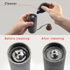 Handmatige Coffee Grinders Portable Espresso Bean Roestvrij staal Burr Handgemaakte gereedschap Geschenk 220830