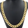 Chaînes Mode Cadeau Gold Chain Colliers pour hommes Femmes Bijoux Mens Collier Rempli Curb Cuban Link