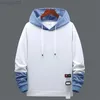 Men's Hoodies Sweatshirts Men Spring And Summer Hoodies Casual Men Sport Hoodies Trendy Men Loose V Neck dent Jacket Hooded Teens L220901