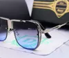 Designer de alta qualidade Top New Dita Fashion Sunglasses 1227 Man Woman Casual Glasses Brand Sun Lentes Personalidade Eyewear com caixa de caixa DT1227 026K