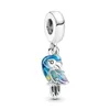 Caixa com pulseiras Pandora Silver Octopus Dolphin Chameleon Pearl Shell contas Cristal Pedros de Cristal para Jóias de Jóias Europeias de DIY Acessórios de Jóias