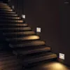 Lâmpada de parede yoyoluo embutido LED Pir Motion Sensor Stair Caso Luz AC180-260V Etapa Corredor Iluminação Interior